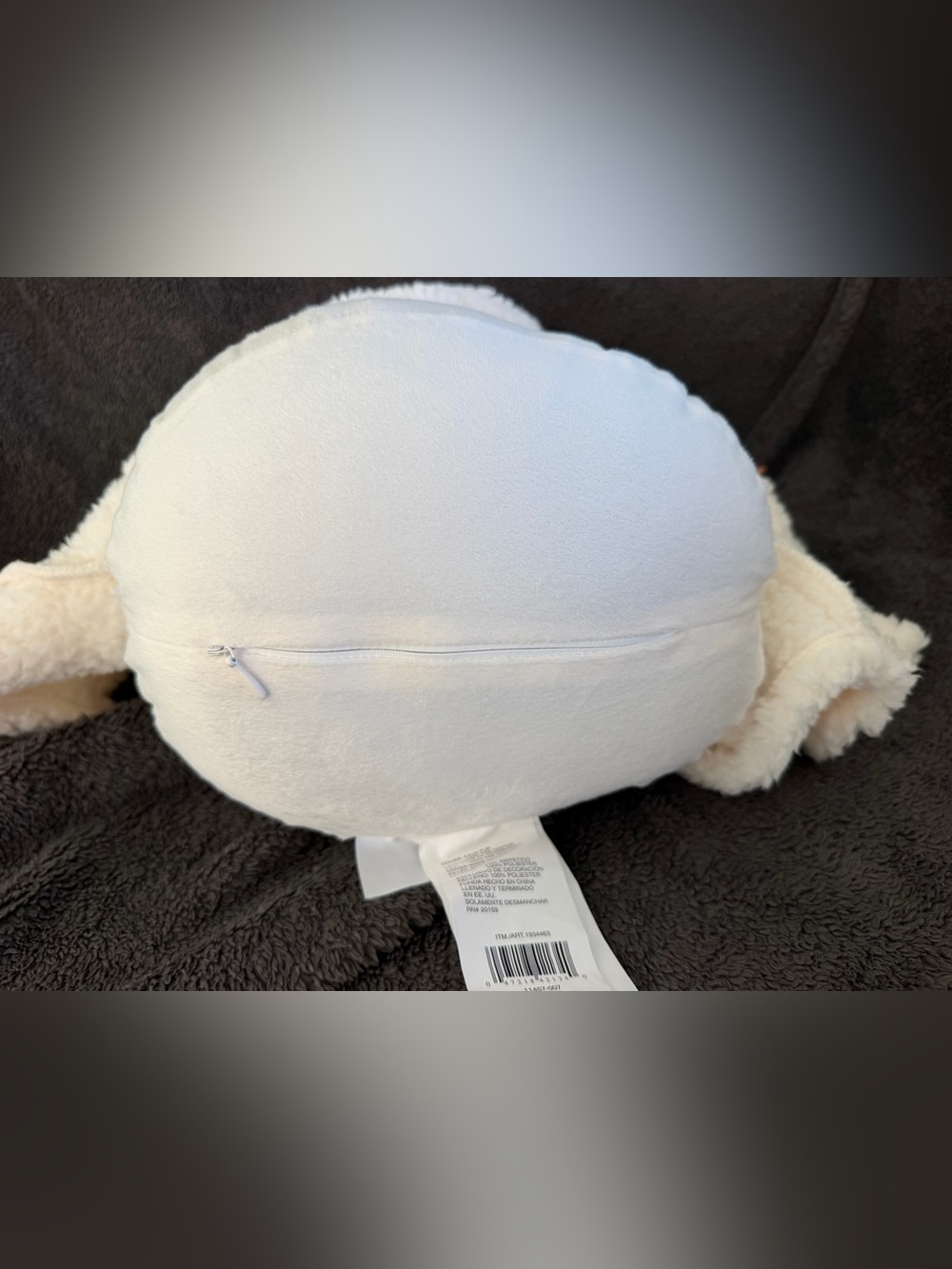 NWT Brentwood Sherpa Ghost Plush Pillow Halloween Decor Fall Viral - Picture 5 of 5